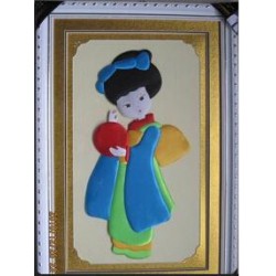 上等立體粘貼畫布娃娃系列，信譽好的立體粘貼畫由匯然貿(mào)易提供