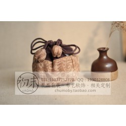 收藏品保護(hù)收納袋棉絨布夾層收藏品玉器收納保護(hù)袋定做