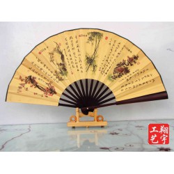 扇子定制，折扇生產(chǎn)廠家，供應(yīng)絹布扇子廠家