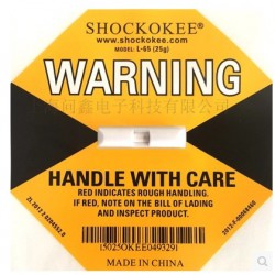 上海問(wèn)鑫防震標(biāo)簽、上海防震標(biāo)簽沖擊指示器，SHOCKOKEE