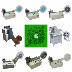 熱切機(jī)切帶機(jī)生產(chǎn)廠家全自動(dòng)電腦切帶機(jī)織帶熱切機(jī)東莞（左?。┬至S傅