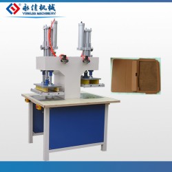 東莞永佳海綿粉撲熱壓成型熔斷機(jī) ，雙頭氣動(dòng)熱壓機(jī)