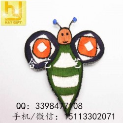 刺繡徽章、肩章、卡通刺繡圖案、水溶繡花