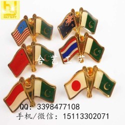 生產(chǎn)各國(guó)旗徽章、中國(guó)國(guó)旗徽章、交叉國(guó)旗襟章