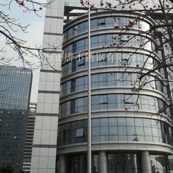 不銹鋼電動旗桿，不銹鋼錐形旗桿
