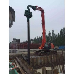 日立490打樁臂，打樁機(jī)打樁臂改裝定制廠家 打拔鋼板樁護(hù)筒裝