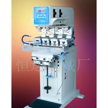 供應(yīng)恒達牌穿梭四色移印機