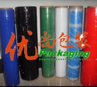 廠家直銷彩色纏繞膜，pe包裝膜供應(yīng)
