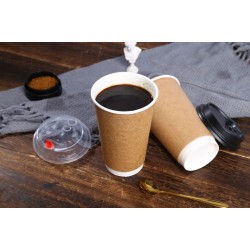 供應出口雙層紙杯，一次性咖啡杯