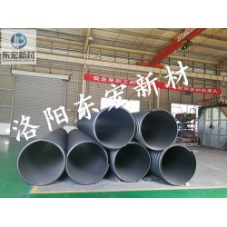三門峽鋼帶增強(qiáng)聚乙烯螺旋波紋管廠家，DN800排污鋼帶波紋管