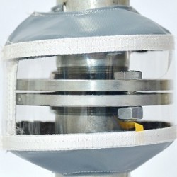 安全防護(hù)供聚氯乙烯法蘭保護(hù)套、儀器防護(hù)罩